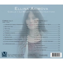 Camille - La Mouette, Ellina Akimova, back CD